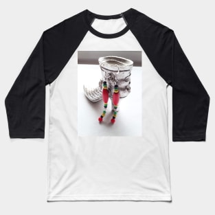 Dancing Ladies Handmade Earrings Baseball T-Shirt